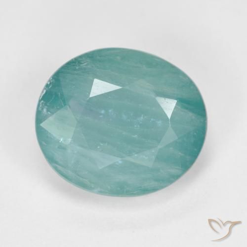 3.15ct طبيعي أخضر رغوة البحر غرانديديريت, بيضوي, SI-I1