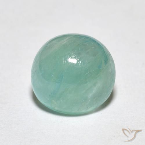 2.00ct طبيعي أخضر أزرق فاتح جدا غرانديديريت, دائري, نصف شفاف