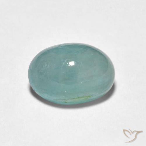 2.17ct طبيعي رغوة البحر باهت غرانديديريت, بيضوي, نصف شفاف
