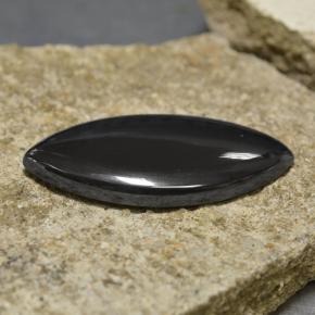 هيماتيت حجر الدم رمادي غامق طبيعي، ماركيز، 44.75 قيراط، غير شفاف