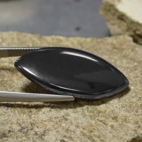 هيماتيت حجر الدم رمادي غامق طبيعي، ماركيز، 44.75 قيراط، غير شفاف