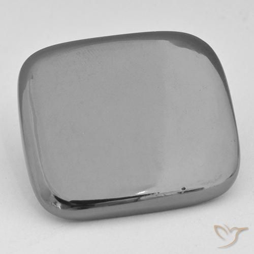 42.61ct طبيعي رمادى فضى هيماتيت حجر الدم, وسادة, غير شفاف