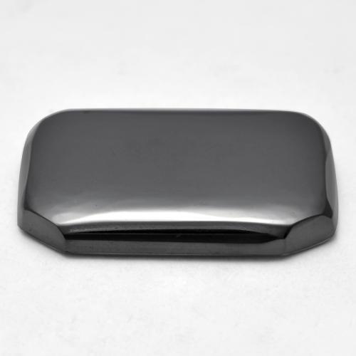 هيماتيت حجر الدم رمادى متوسط طبيعي، قص الزمرد، 17.73 قيراط، غير شفاف