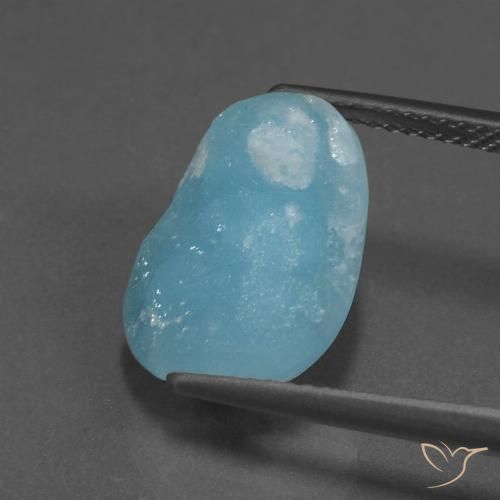 7.82ct طبيعي أزرق مائى هيميمورفيت دروزي, فانسى, غير شفاف
