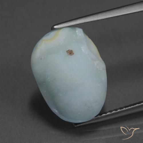 8.97ct طبيعي أزرق مخضر فاتح هيميمورفيت دروزي, فانسى, غير شفاف