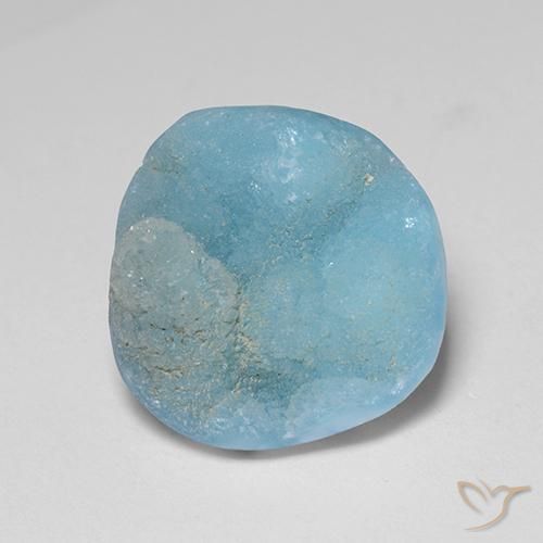 8.28ct طبيعي أزرق فاتح هيميمورفيت دروزي, فانسى, غير شفاف