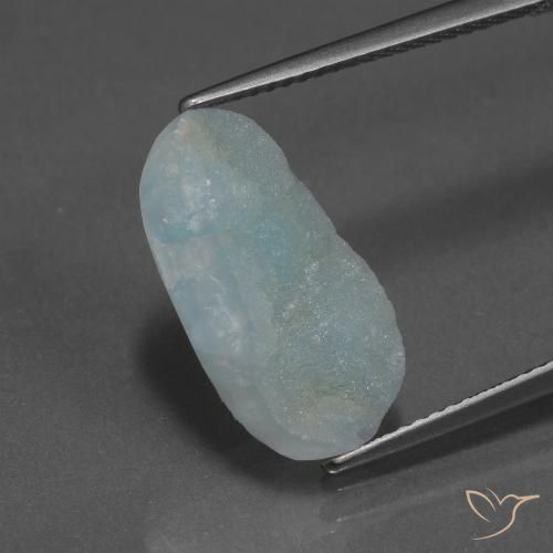 7.48ct طبيعي أزرق فاتح هيميمورفيت دروزي, فانسى, غير شفاف