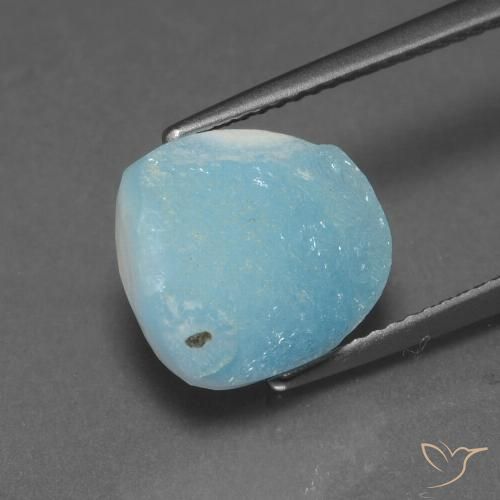 6.04ct طبيعي أزرق فاتح هيميمورفيت دروزي, فانسى, غير شفاف