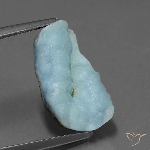 5.78ct طبيعي أزرق فاتح هيميمورفيت دروزي, فانسى, غير شفاف
