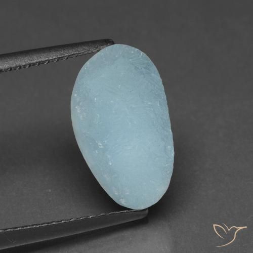 4.99ct طبيعي أخضر أزرق فاتح هيميمورفيت دروزي, فانسى, غير شفاف