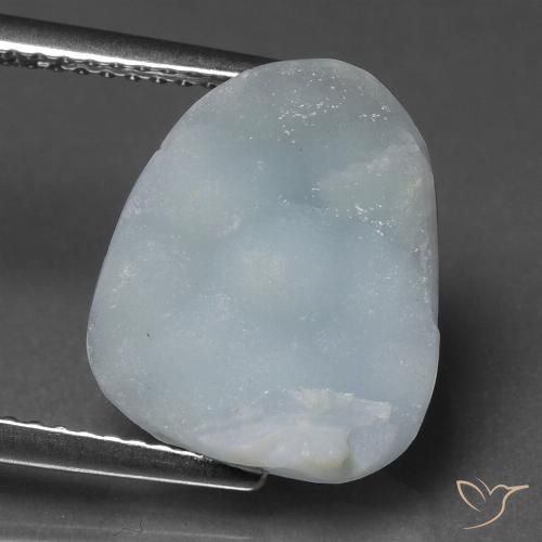 8.10ct طبيعي أزرق رمادى هيميمورفيت دروزي, فانسى, غير شفاف