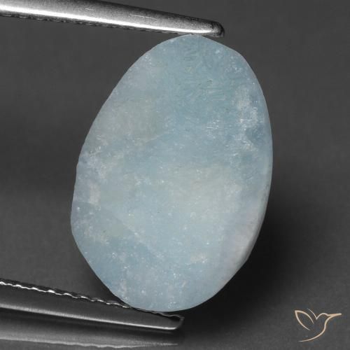 6.63ct طبيعي أزرق فاتح هيميمورفيت دروزي, فانسى, غير شفاف