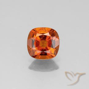 0.99ct طبيعي برتقالى غامق عقيق هيسونيت, وسادة, VS-SI