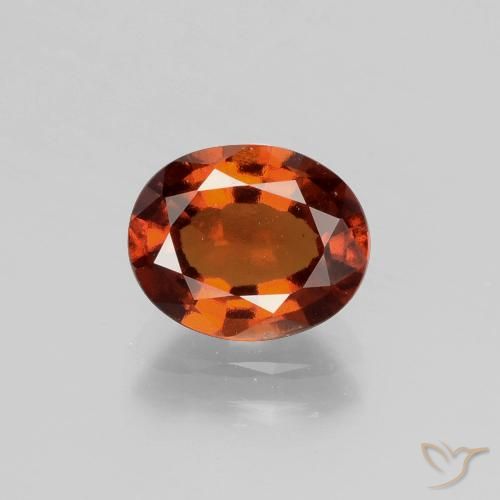 1.95ct طبيعي برتقالى متوسط هيسونيت غارنيت, بيضوي, قليلا جدا
