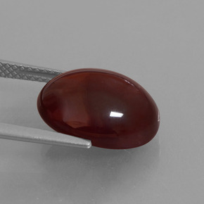 هيسونيت غارنيت برتقالي طبيعي، قصة بيضاوى، 9.13 قيراط، نصف شفاف