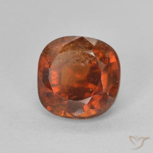 1.92ct طبيعي برتقالى نارى عقيق هيسونيت, وسادة, VS-SI