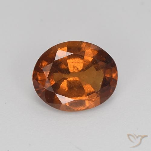 2.21ct طبيعي بنى خبز الزنجبيل عقيق هيسونيت, بيضوي, VS-SI