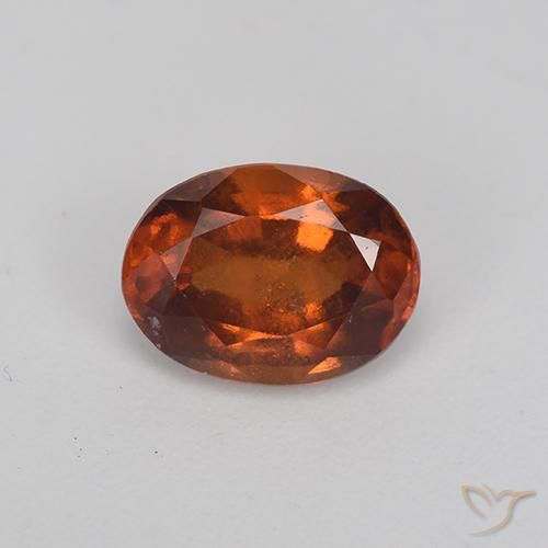 1.92ct طبيعي بنى خبز الزنجبيل هيسونيت غارنيت, بيضوي, VS-SI