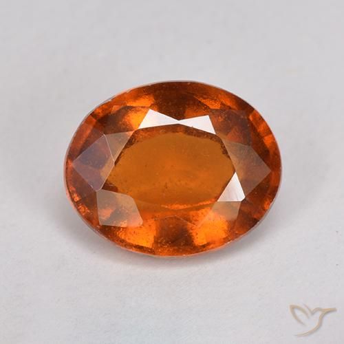 2.72ct طبيعي برتقالى محمر هيسونيت غارنيت, بيضوي, VS-SI