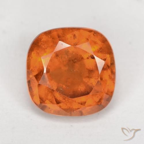 2.16ct طبيعي برتقالى متوسط عقيق هيسونيت, وسادة, VS-SI