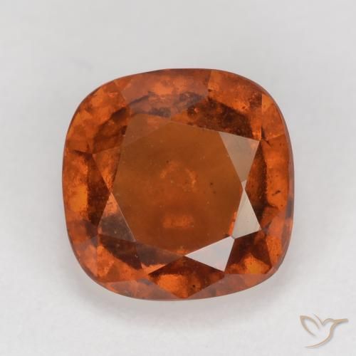 2.13ct طبيعي برتقالى داكن عقيق هيسونيت, وسادة, VS-SI