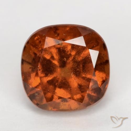 2.19ct طبيعي برتقالى غامق عقيق هيسونيت, وسادة, VS-SI