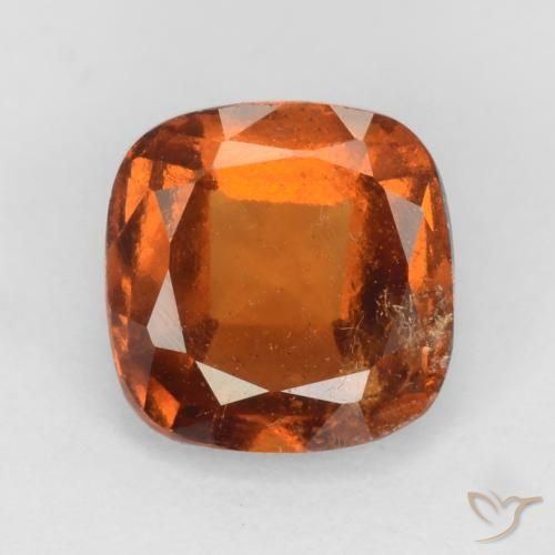 1.78ct طبيعي برتقالى محمر عقيق هيسونيت, وسادة, SI
