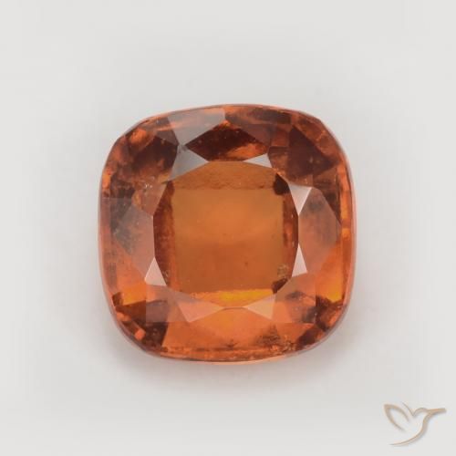 1.90ct طبيعي برتقالى محمر عقيق هيسونيت, وسادة, VS-SI