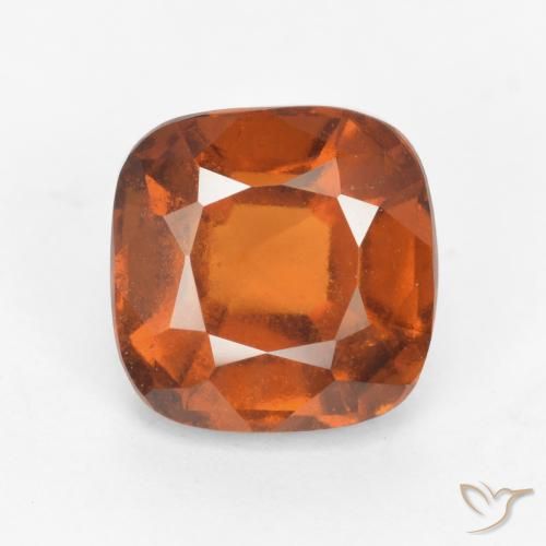 2.07ct طبيعي برتقالى محمر عقيق هيسونيت, وسادة, VS-SI