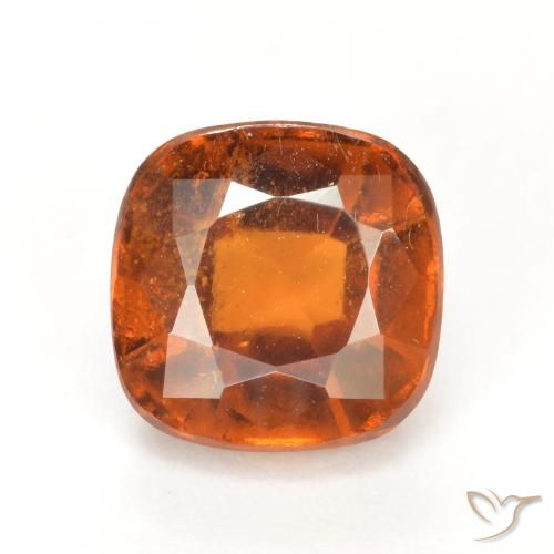 2.41ct طبيعي برتقالى غامق عقيق هيسونيت, وسادة, VS-SI