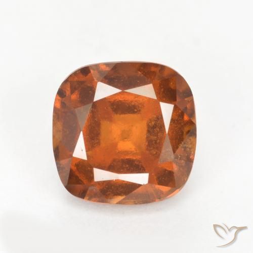 2.22ct طبيعي برتقالى غامق عقيق هيسونيت, وسادة, VS-SI