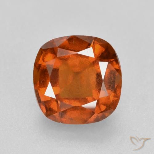 1.87ct طبيعي برتقالى محمر عقيق هيسونيت, وسادة, VS-SI