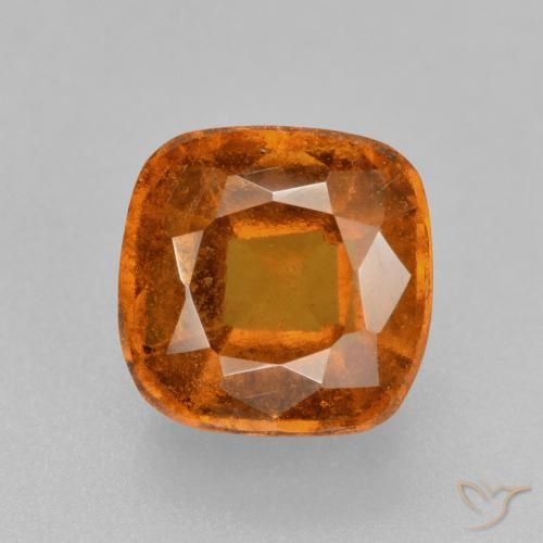 2.29ct طبيعي برتقالى محمر عقيق هيسونيت, وسادة, VS-SI