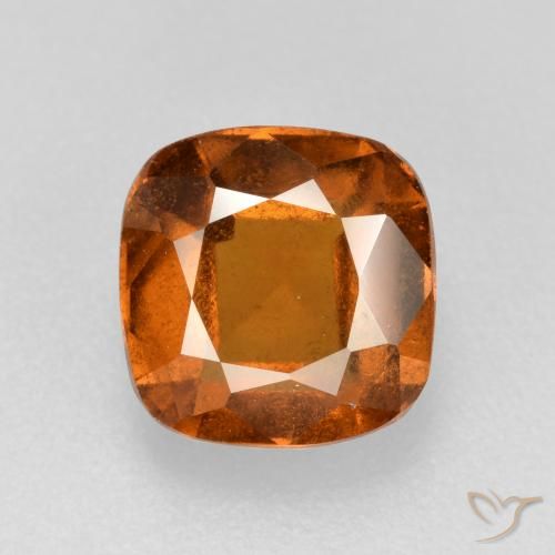 2.19ct طبيعي برتقالى غامق عقيق هيسونيت, وسادة, VS-SI