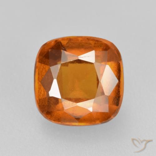 2.16ct طبيعي برتقالى غامق عقيق هيسونيت, وسادة, VS-SI