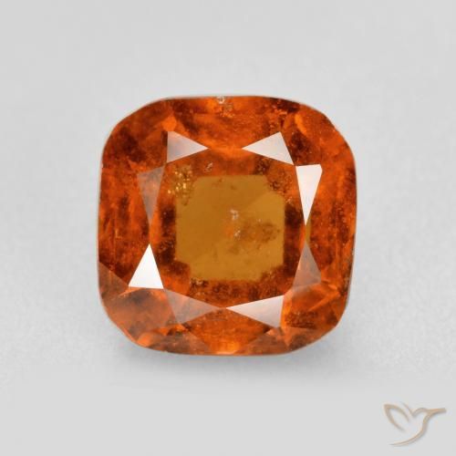 1.59ct طبيعي برتقالى كهرمانى هيسونيت غارنيت, وسادة, SI