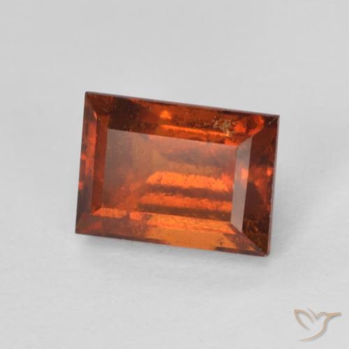 هيسونيت غارنيت Medium Dark-Orange طبيعي، باجيت، 2.13 قيراط، VS-SI