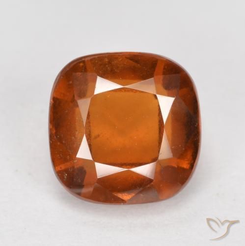 2.32ct طبيعي برتقالى كهرمانى عقيق هيسونيت, وسادة, VS-SI