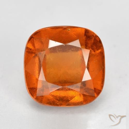 2.03ct طبيعي برتقالى نارى عقيق هيسونيت, وسادة, VS-SI