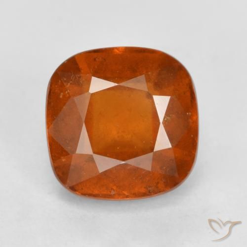 2.12ct طبيعي برتقالى نارى عقيق هيسونيت, وسادة, VS-SI