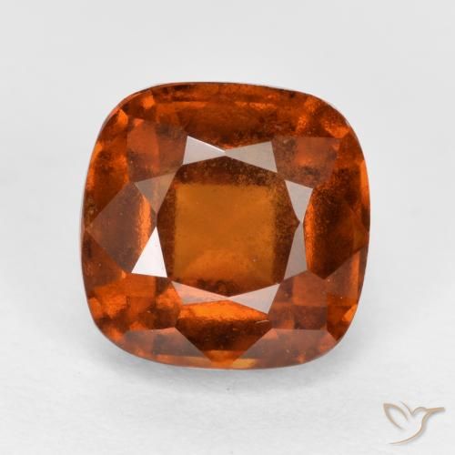 2.34ct طبيعي برتقالى محمر عقيق هيسونيت, وسادة, VS-SI