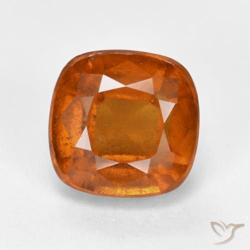 2.66ct طبيعي برتقالى غامق عقيق هيسونيت, وسادة, VS-SI