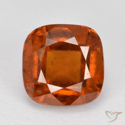 2.18ct طبيعي برتقالى نارى عقيق هيسونيت, وسادة, VS-SI
