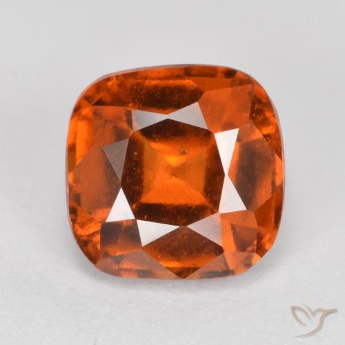 2.10ct طبيعي برتقالى نارى عقيق هيسونيت, وسادة, قليلا جدا