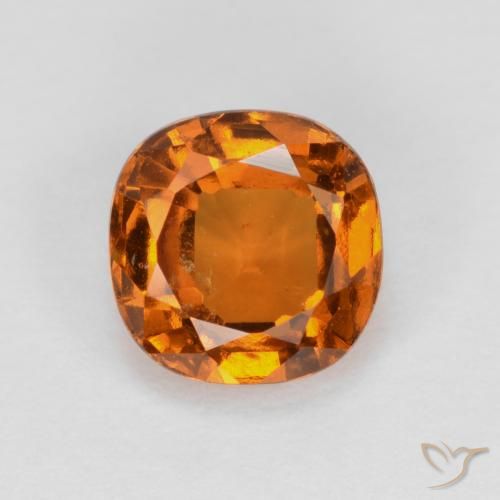 1.21ct طبيعي برتقالى غامق عقيق هيسونيت, وسادة, VS-SI