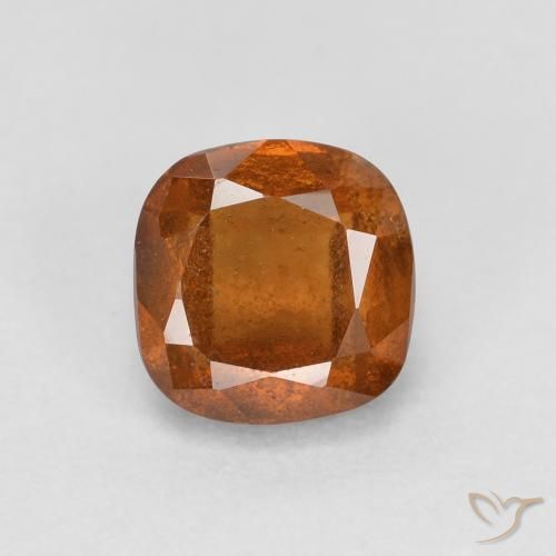 0.94ct طبيعي برتقالى محمر عقيق هيسونيت, وسادة, SI