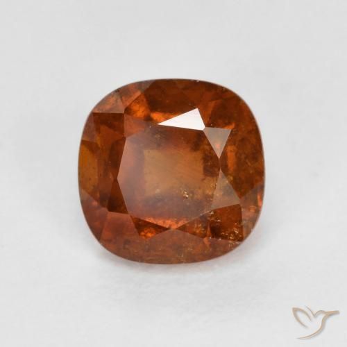 1.34ct طبيعي برتقالى غامق عقيق هيسونيت, وسادة, VS-SI