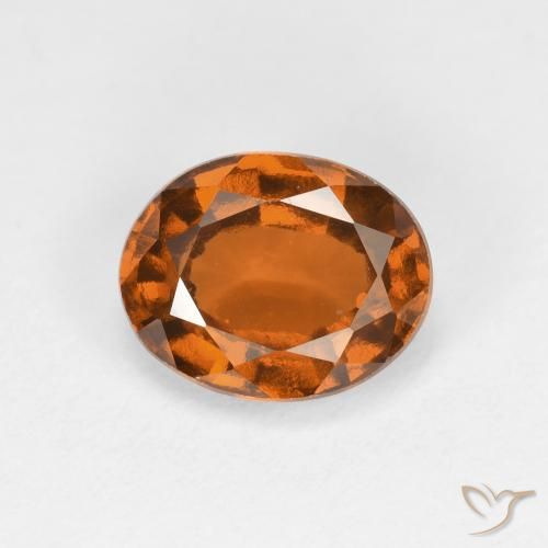 1.78ct طبيعي برتقالى متوسط هيسونيت غارنيت, بيضوي, قليلا جدا