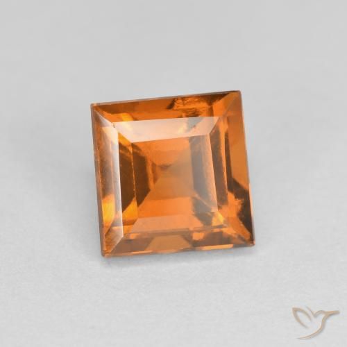 1.48ct طبيعي برتقالى متوسط هيسونيت غارنيت, مربع, قليلا جدا