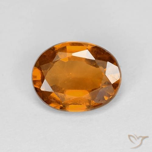 1.75ct طبيعي برتقالى متوسط هيسونيت غارنيت, بيضوي, قليلا جدا